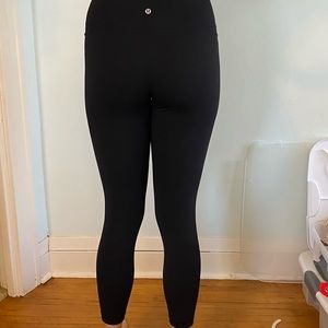 LULULEMON HIGH RISE WONDER UNDER LEGGINGS 7/8